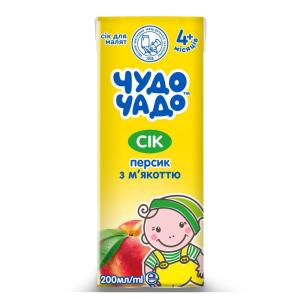 ЧУДО-ЧАДО Сок персик с мякотью 200мл